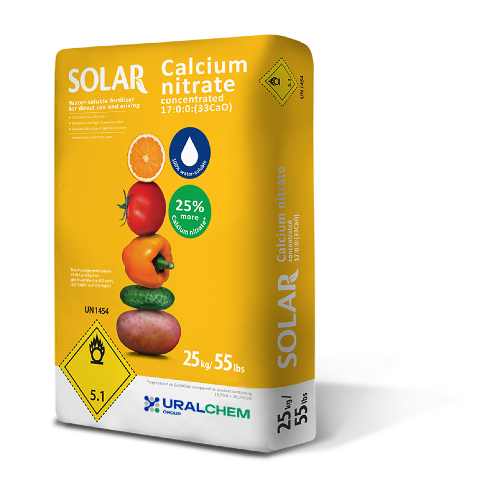 NITRATO DE CALCIO SOLAR 33%